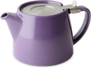 Ceramic Teapot with Infuser 530ml Purple Tea Pot Dishwasher Safe
