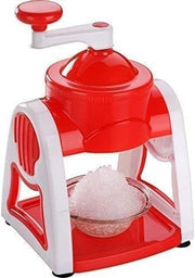 Manual Ice Crusher Snow Cone Maker Slush Shaver Stainless Blades