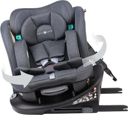 360° Rotating i-Size Child Seat ISOFIX 40–150cm All-in-One Safety
