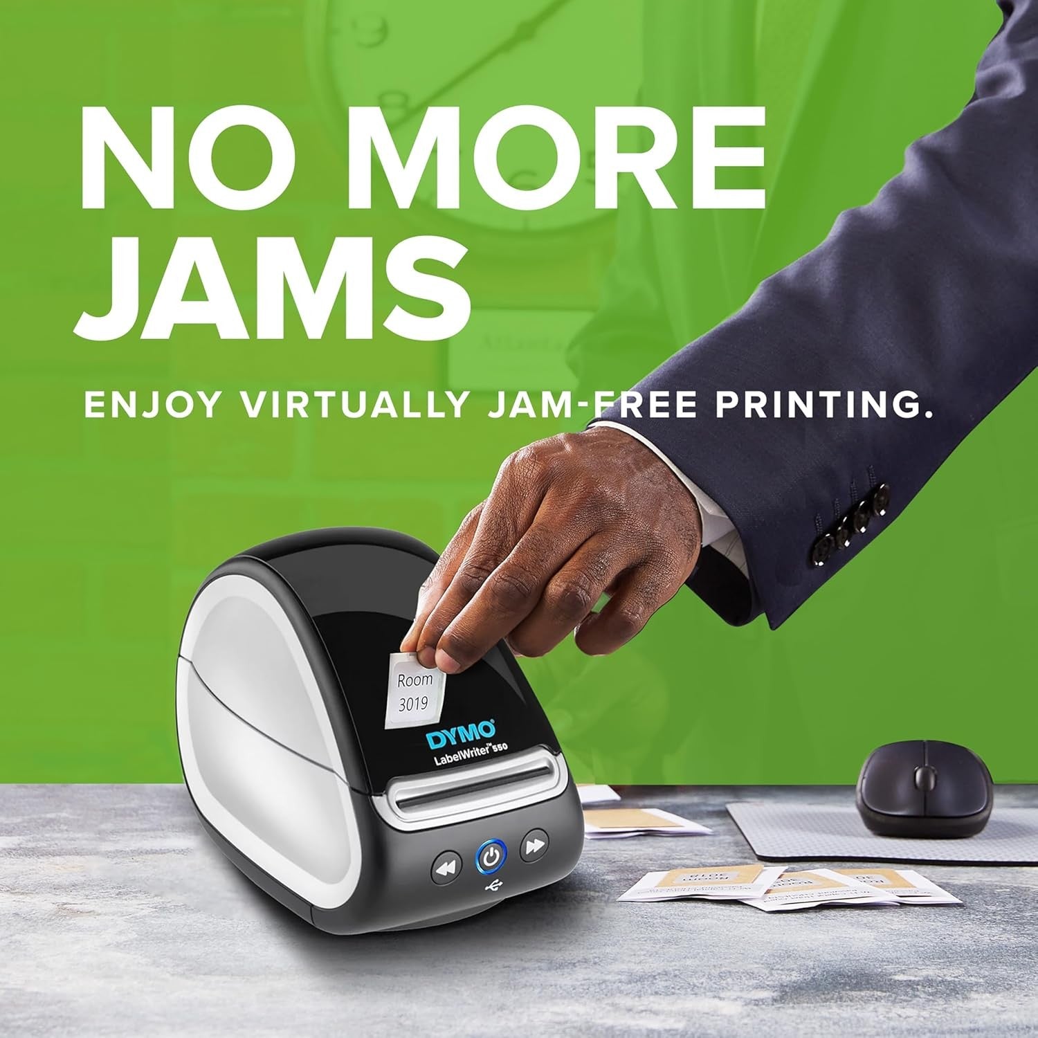 Desktop Thermal Label Printer Direct Print Address Barcode