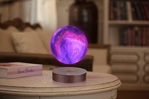 Polished Levitating Moon Lamp 16-Color Floating LED Light with Touch Remote