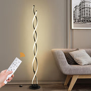 LED Floor Lamp with Remote, 3 Color Temps & 5 Brightness Levels, 55” Tall