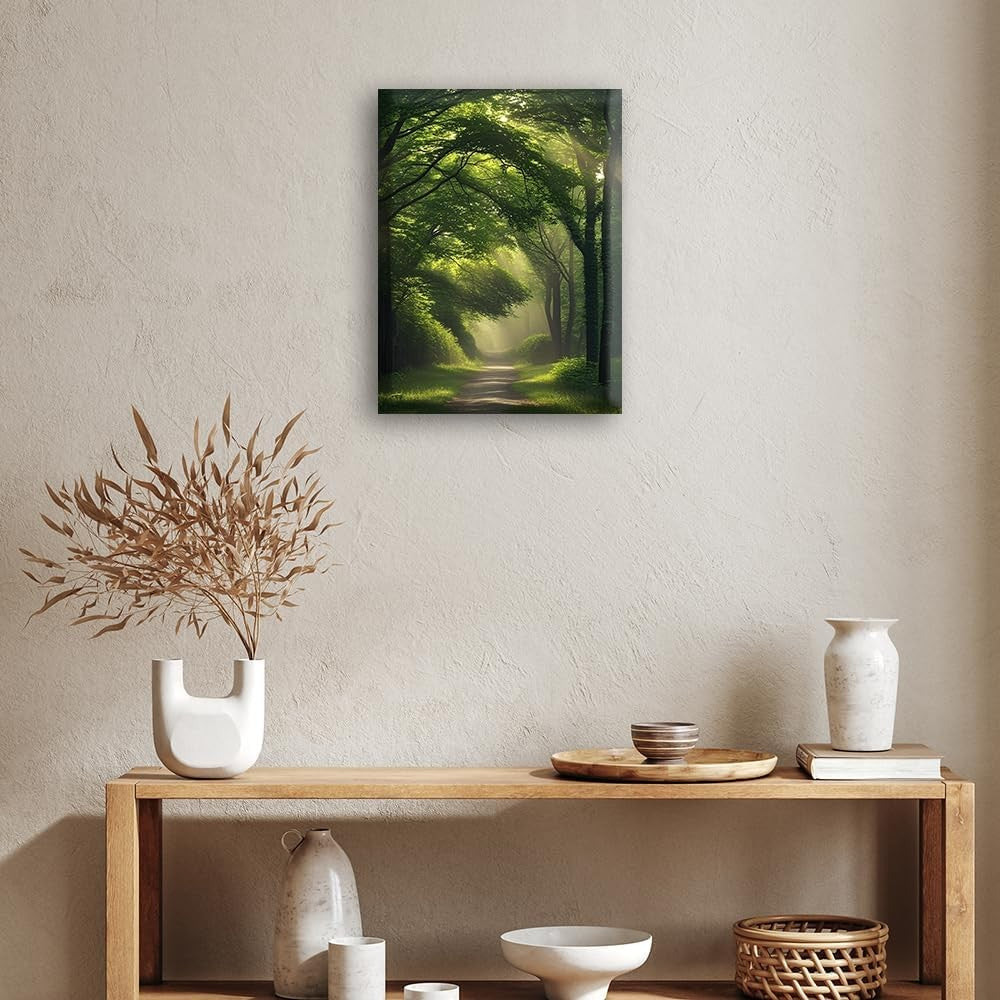 Nature Tree Canvas Wall Art 12x16" Forest Home Office Decor