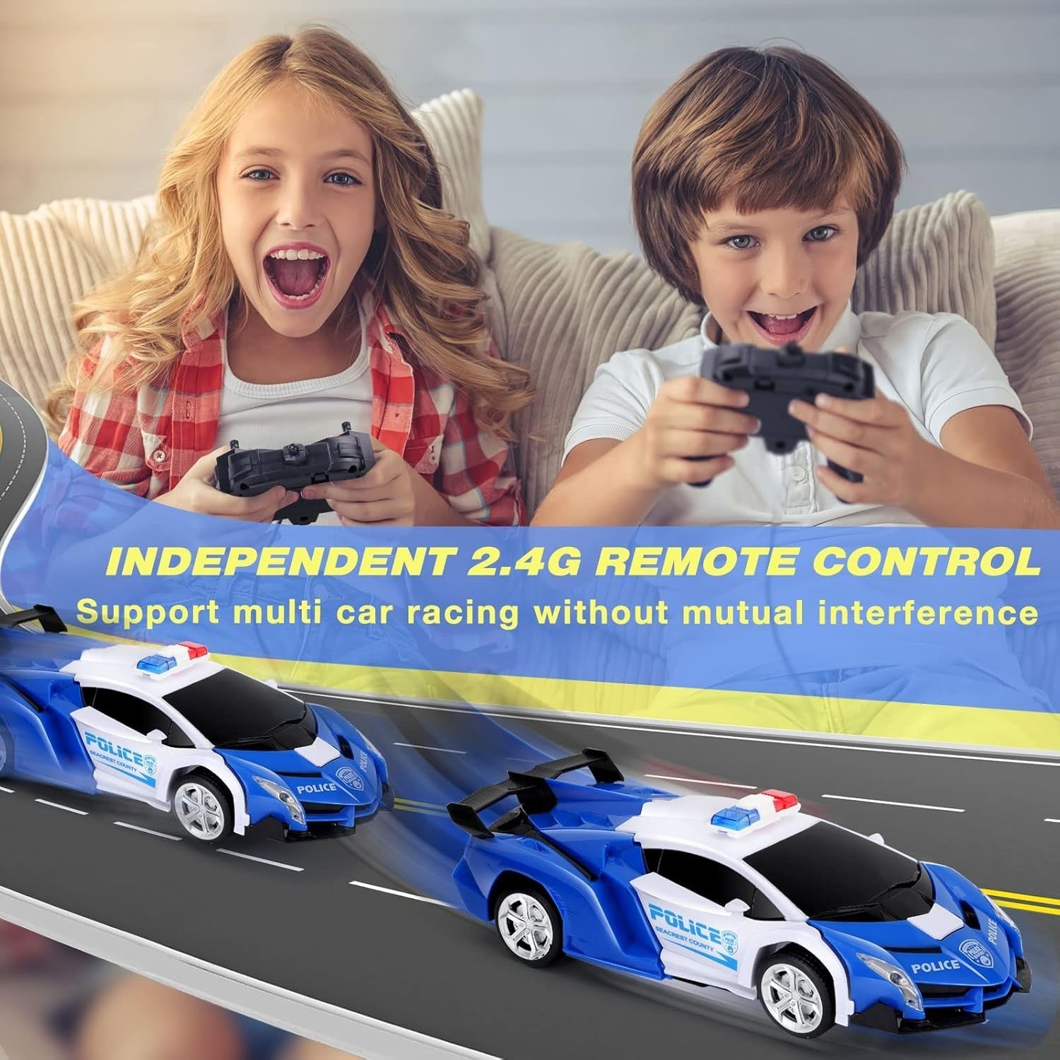 Transforming Robot RC Car 360° Spin Toy – Rechargeable Gift for Kids 3–8+