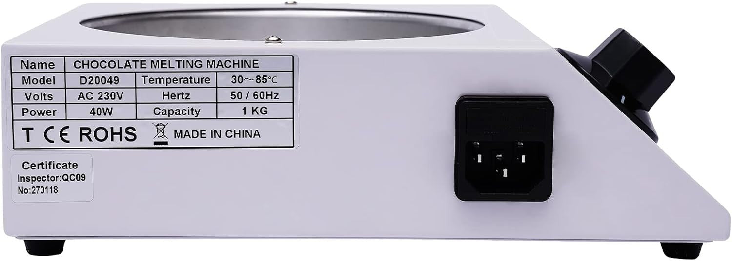 1KG Chocolate Melting Machine Electric Tempering Fondue Maker 220V