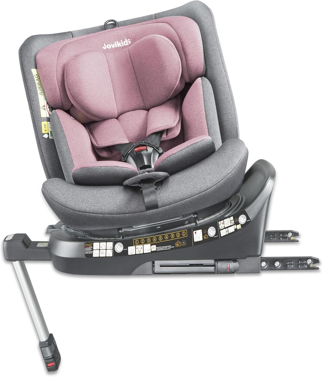 360° Rotating i-Size Baby Car Seat ISOFIX 40–150cm ERF Recline Safety