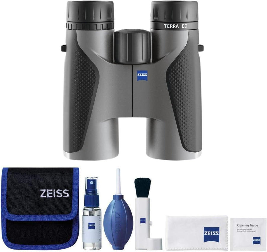8x42 Waterproof Binoculars HD ED Glass Lightweight Outdoor Travel + Cleaning Kit