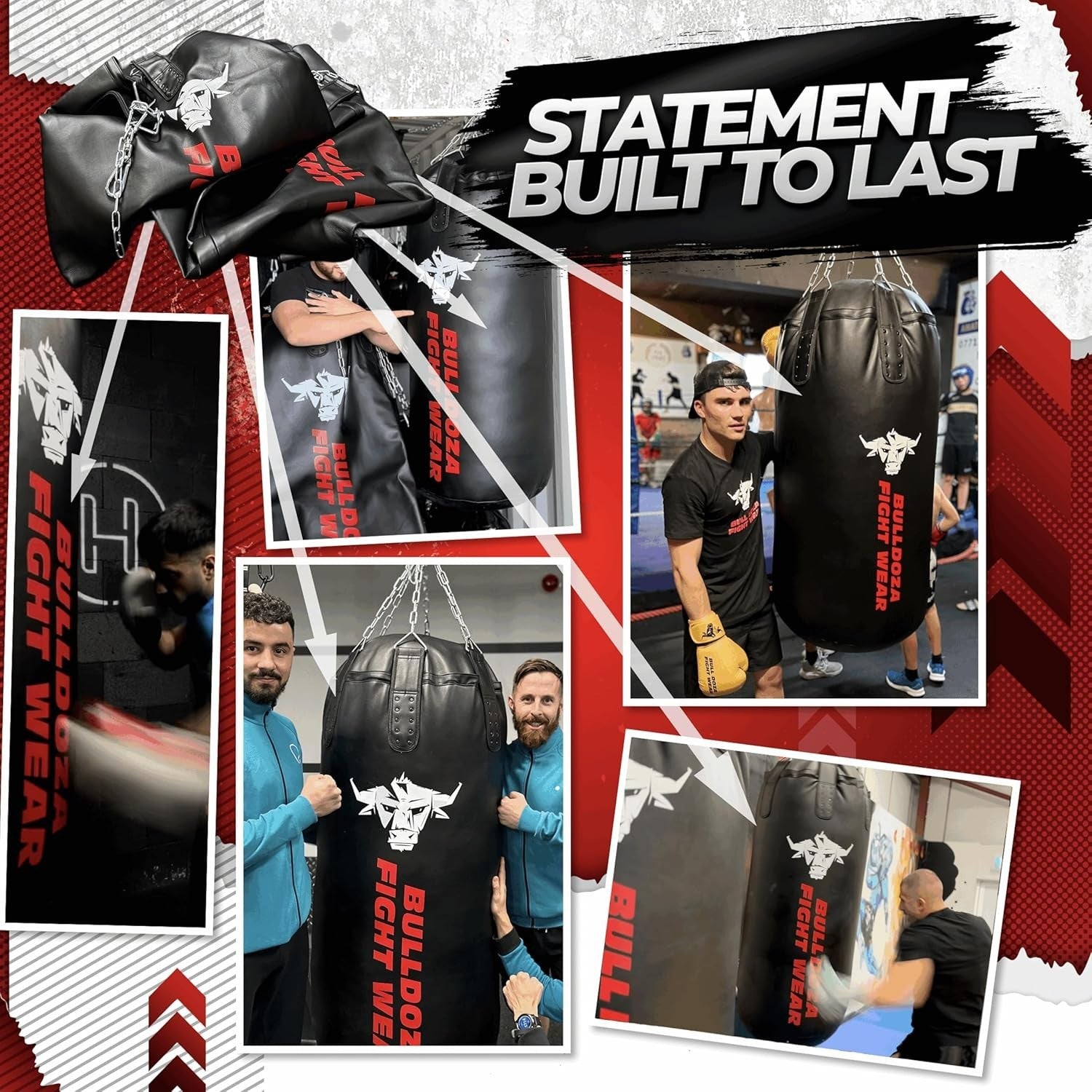 XXL Jumbo Punching Bag 3.5FT Heavy Duty Self Fill MMA Training