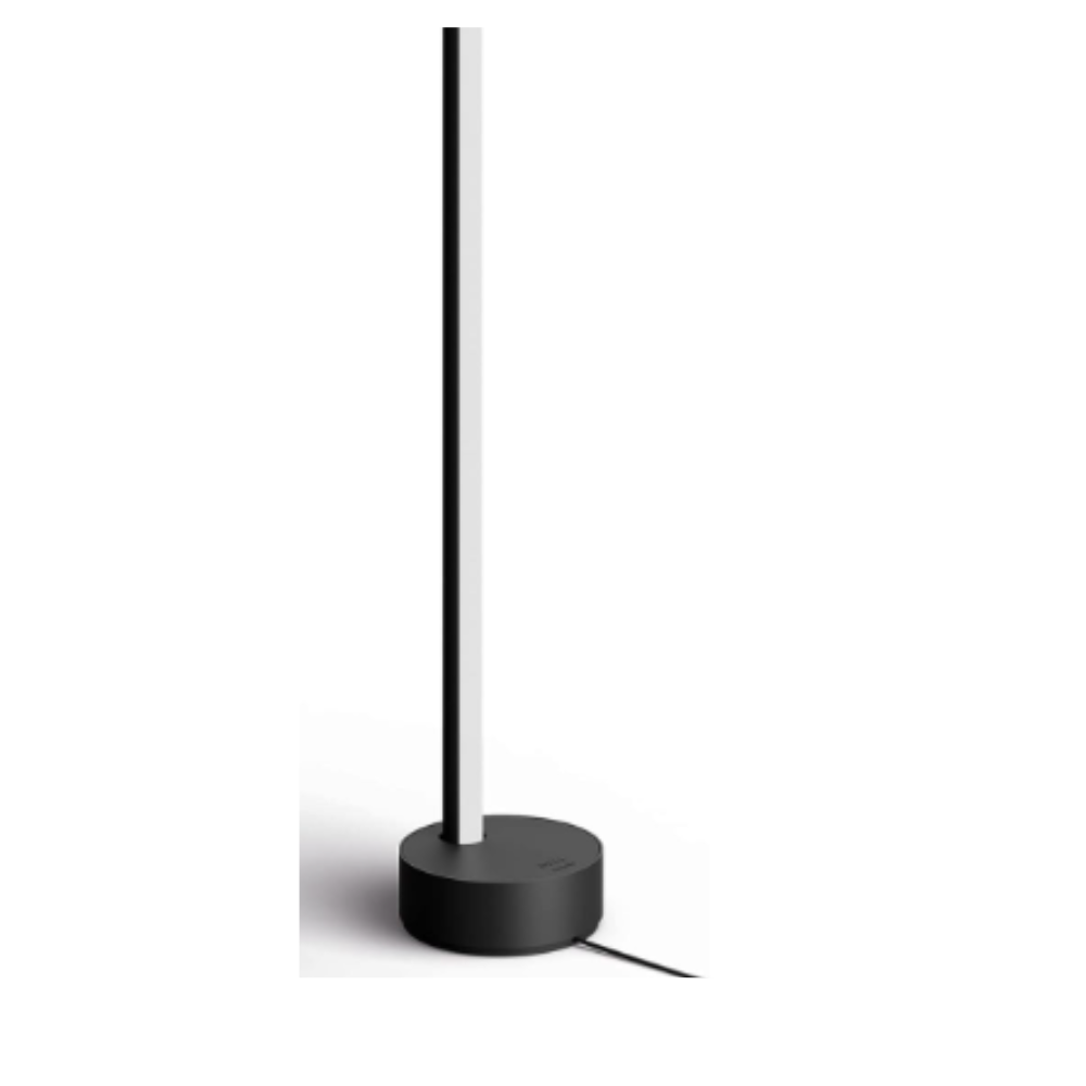 Smart Gradient LED Floor Lamp with Bluetooth & Voice Control, 11x11x55cm