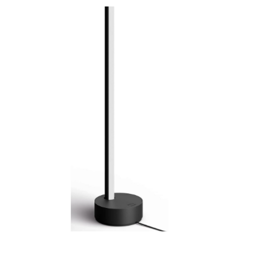 Smart Gradient LED Floor Lamp with Bluetooth & Voice Control, 11x11x55cm