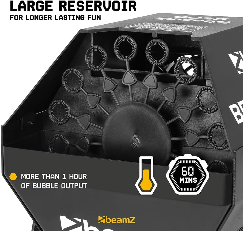 Professional Bubble Machine with 5L Fluid for Parties Events