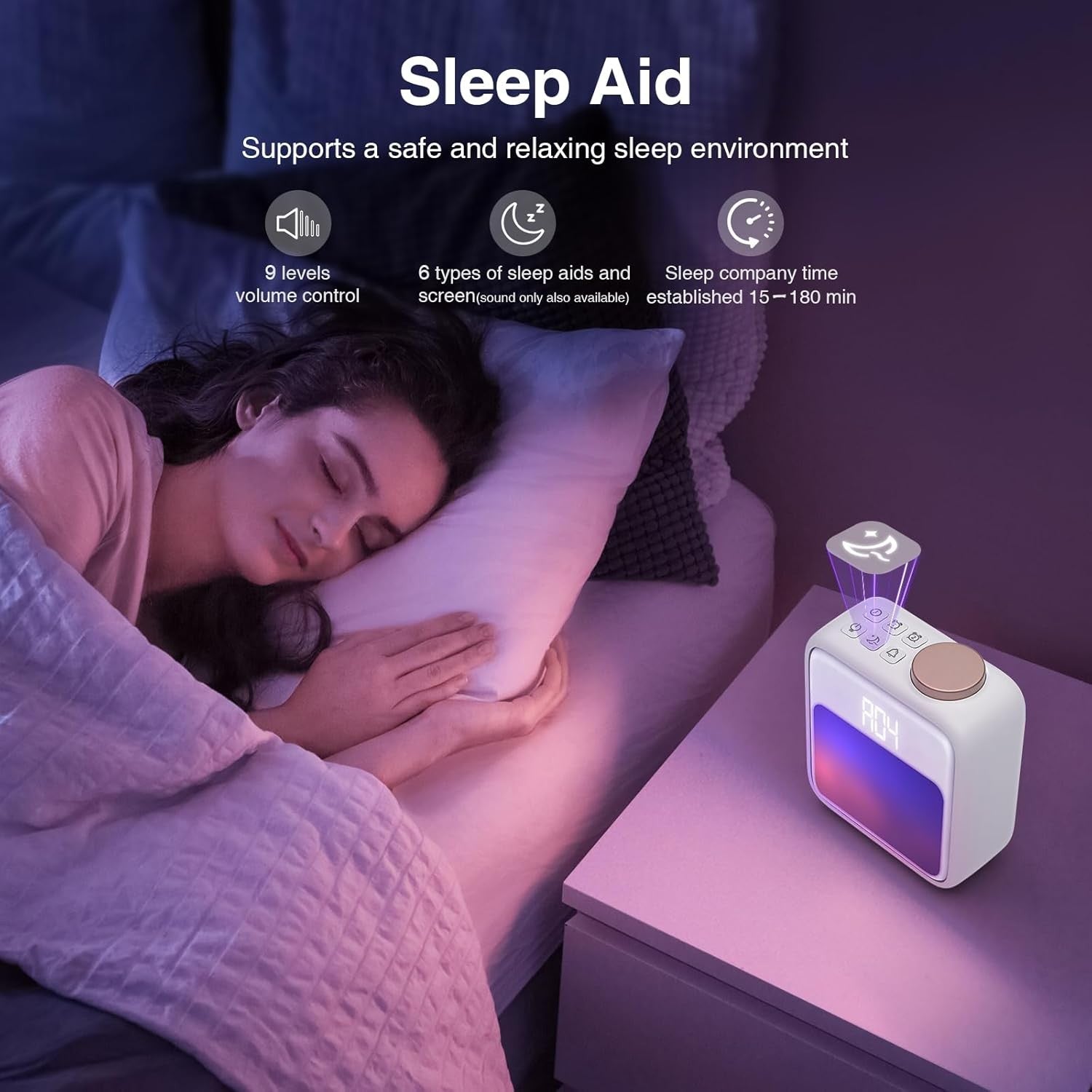 Sunrise Alarm Clock Wake Up Light Heavy Sleepers Night Light Dual Alarm