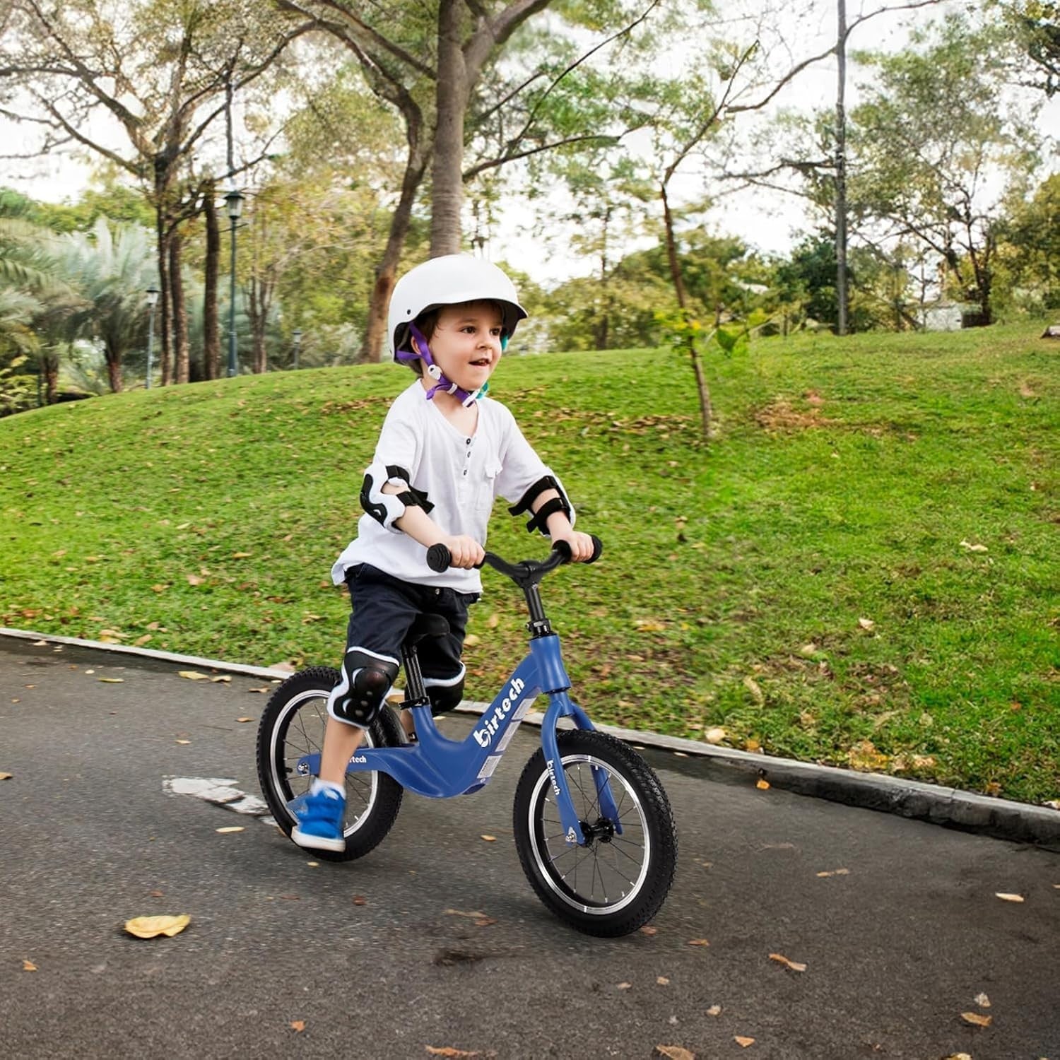 14 Inch Kids Balance Bike Air Tire Training Bicycle Lightweight Age 2-6