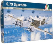 1:72 S.79 Sparviero WWII Bomber Model Kit | Scale Aircraft Build for Adults