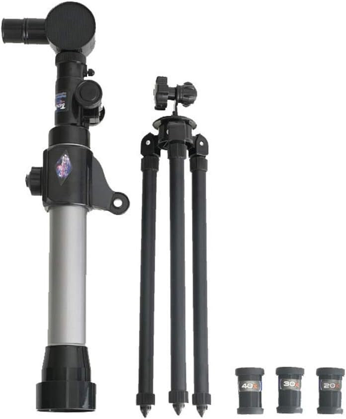 60mm Beginner Astronomy Telescope Assorted Colour with Tripod Kit Plus