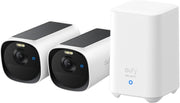 2 Cam 2K Solar Security Camera Kit Wireless Outdoor No Monthly Fee