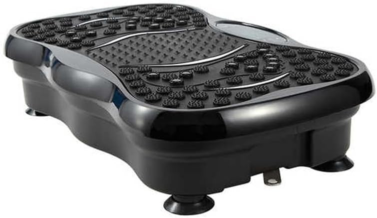 Black & Gray Vibration Plate Exercise Machine Bluetooth 99 Levels Bands