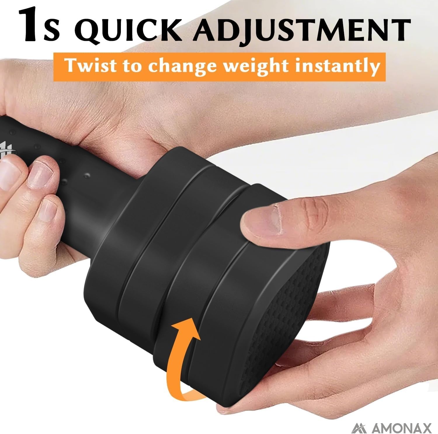 4-in-1 Adjustable Dumbbells Pair 1–5KG Quick Lock Hand Weights Set