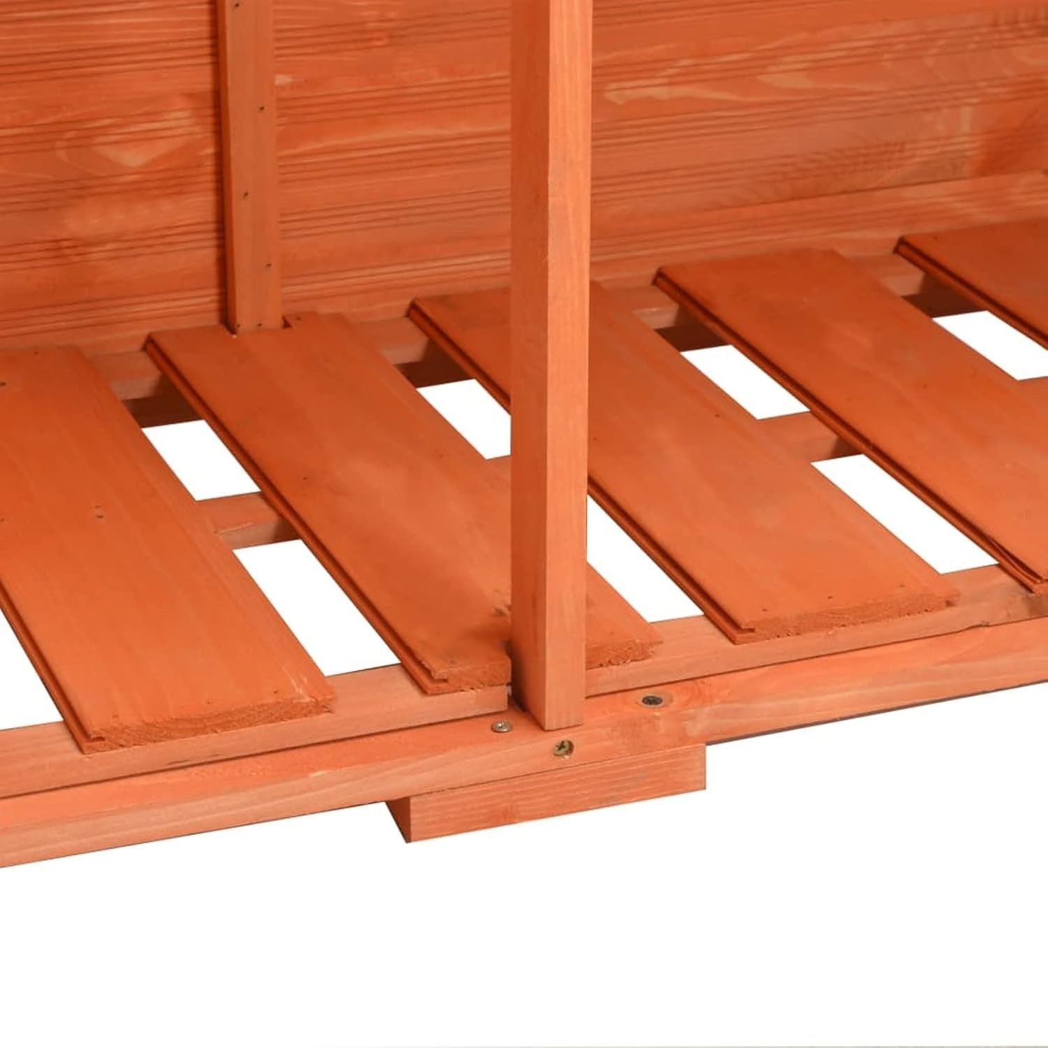 120x50x91cm Wooden Garden Storage Shed Outdoor Tool Box Furniture