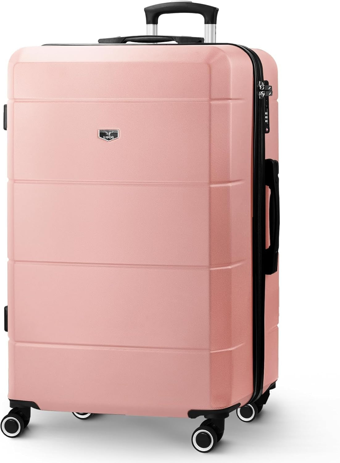 Large Checked Suitcase 28” ABS Hard Shell 4 Wheel Spinner TSA Lock