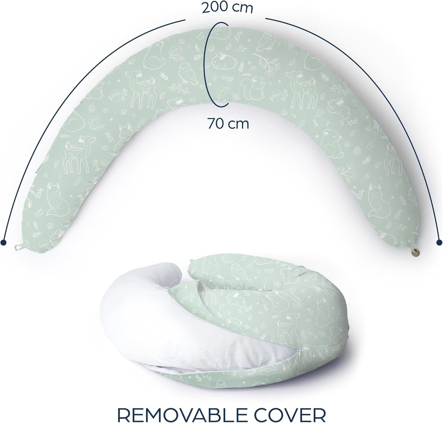 XXL Pregnancy Pillow U Shape Maternity Body Support Nursing Sleep Pillow