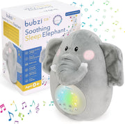 Elephant Baby White Noise Sound Machine with Night Light, Portable Sleep Aid
