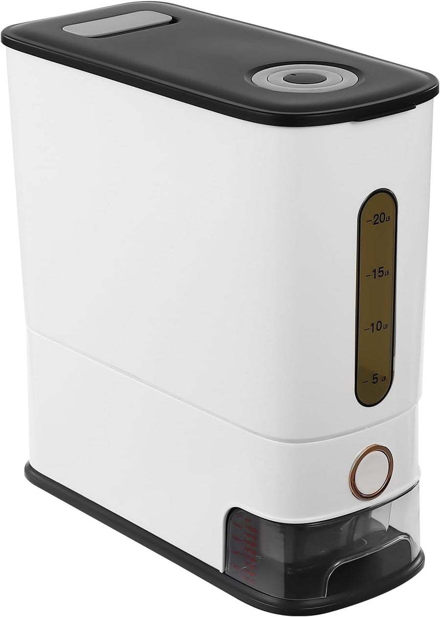 12KG Rice & Cereal Dispenser Airtight Storage Container with Cup