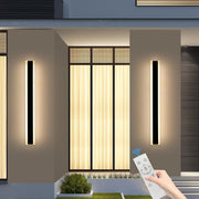 120cm 42W Outdoor Dimmable LED Wall Light 3-Color Remote Control Set