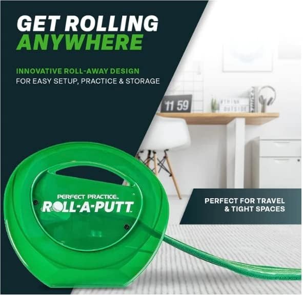 Golf Putting Mat Indoor 9.5ft Automatic Ball Return Realistic Practice Green