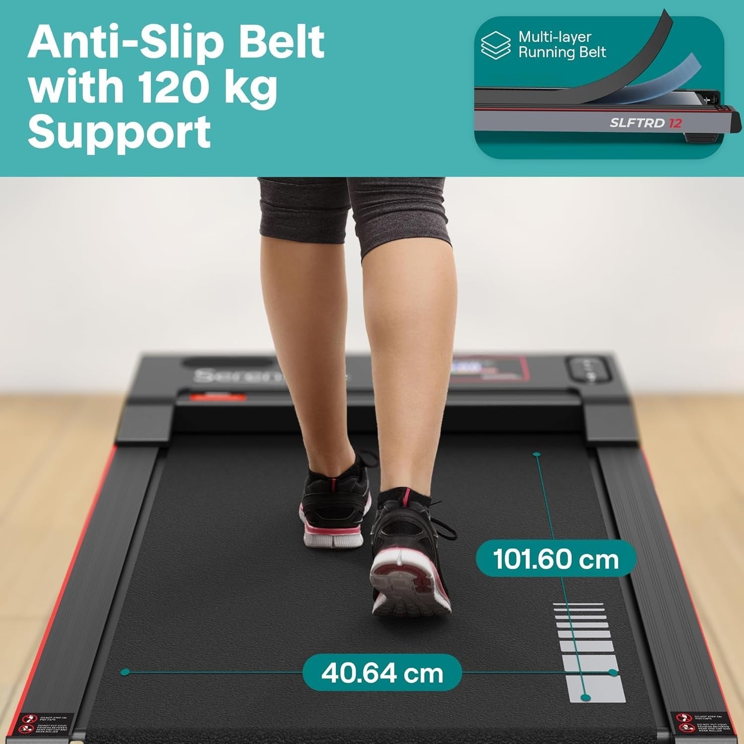 Foldable Under Desk Treadmill – Compact Home & Office Walking Pad