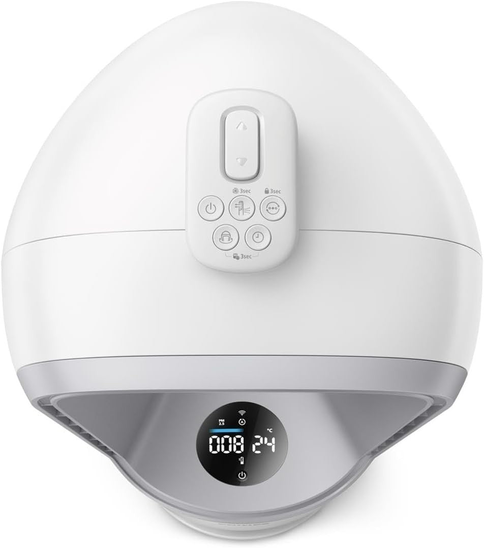 2 in 1 Air Purifier Cooling Fan HEPA Quiet Smart Large Room 70m²