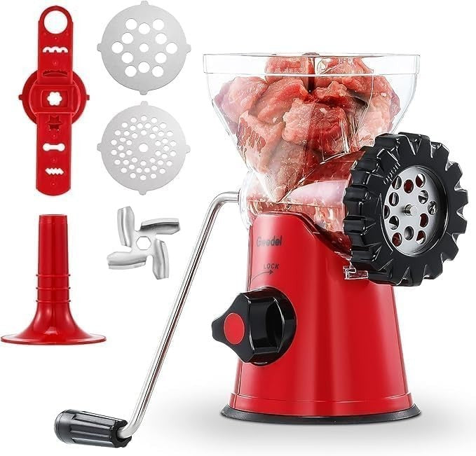 Manual Meat Grinder Sausage Maker Biscuit Press Mincer Suction Base