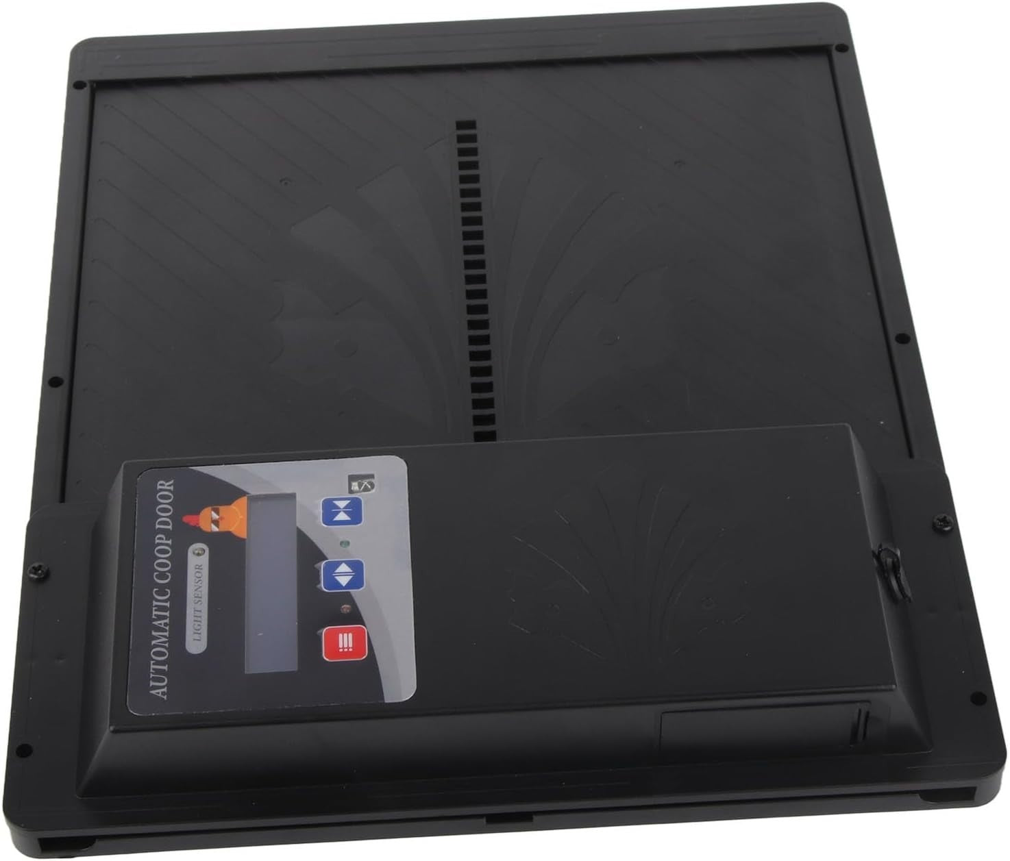 Automatic Chicken Coop Door Opener Horizontal Timer Black