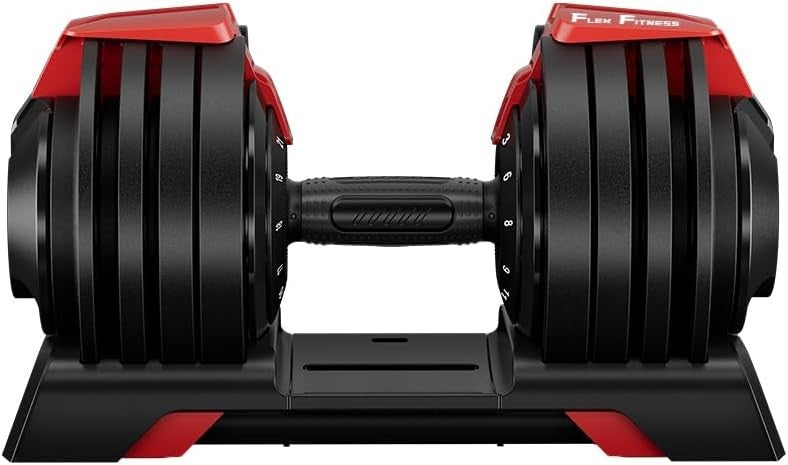 3–24KG Quick Select Adjustable Dumbbells Pair Non-Slip Home Gym