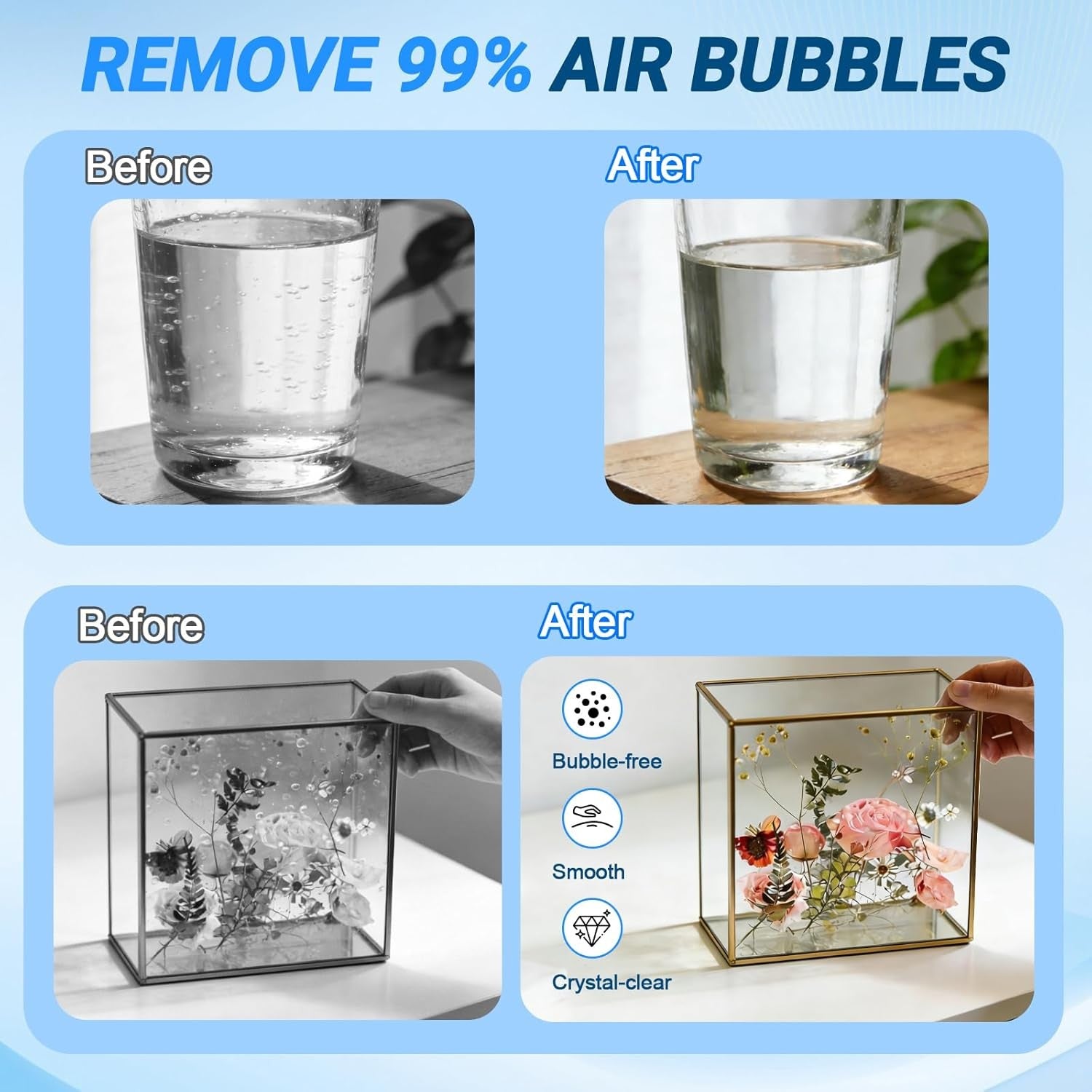 3L Resin Bubble Remover Vacuum Chamber 95kPa Timer