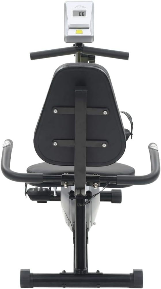 Recumbent Exercise Bike 8 Level LCD Adjustable Seat Quiet Smooth Home Fitness
