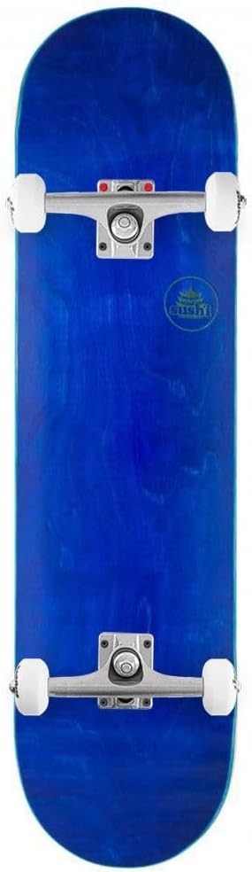 Pagoda Stamp Blue Complete Skateboard 8.12 Street Trick Setup