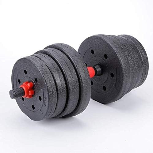 10KG Adjustable Dumbbell Barbell Set Pair Home Gym Fitness Weights