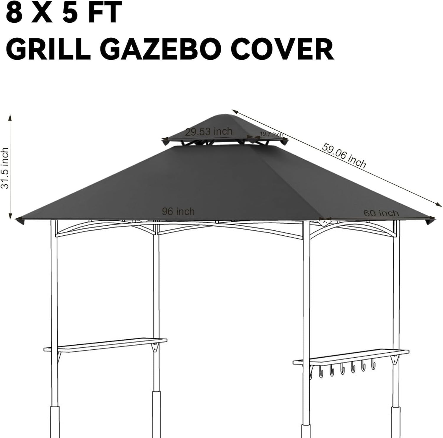 3x3m Pop Up Gazebo with Wheeled Bag & Sandbags Heavy Duty Waterproof UV50+