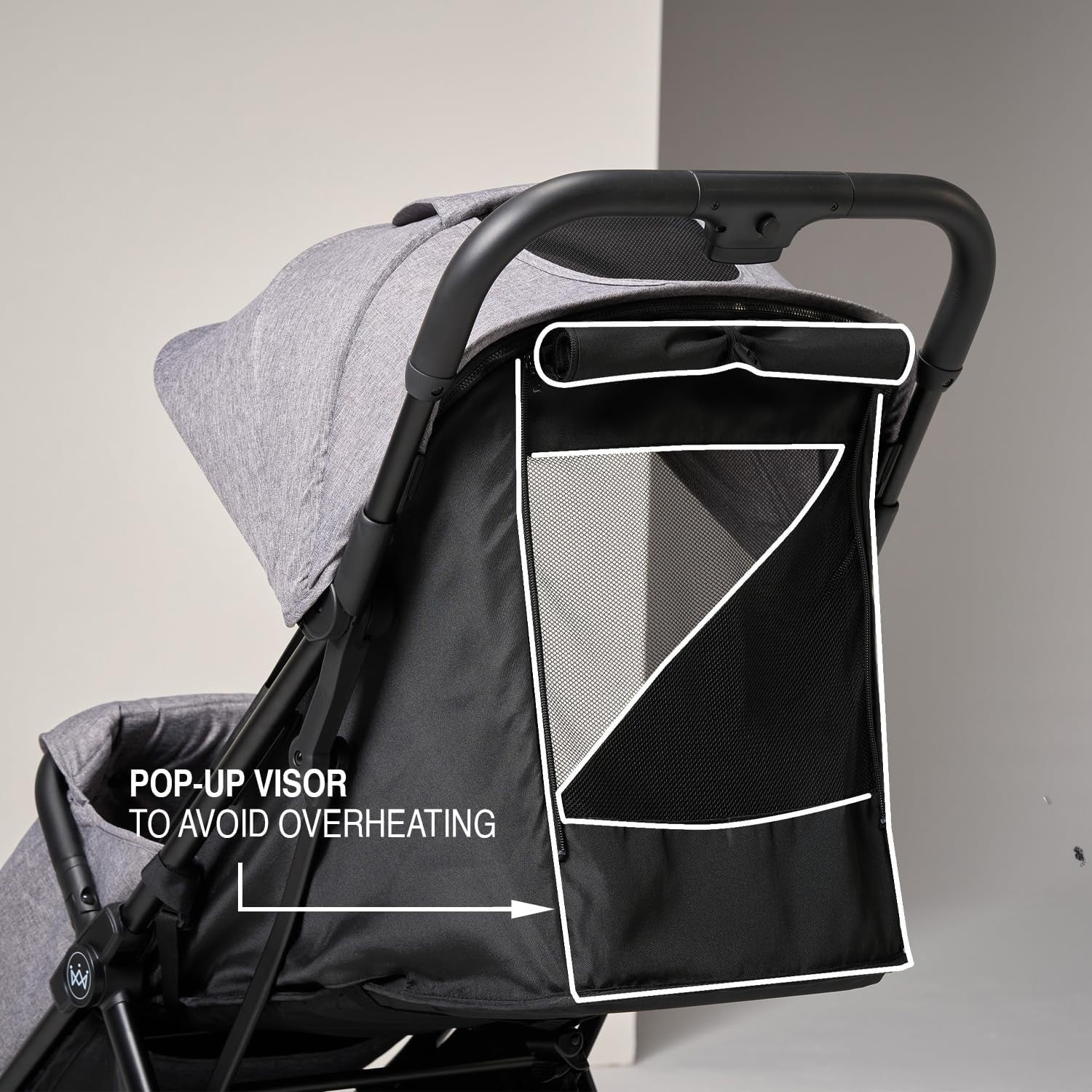 Auto Fold Baby Pushchair Lightweight Travel Buggy From Birth to 22kg Black