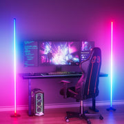 RGBIC Corner Floor Lamp 2 Pack Smart LED Mood Lights 16M Colours App Control