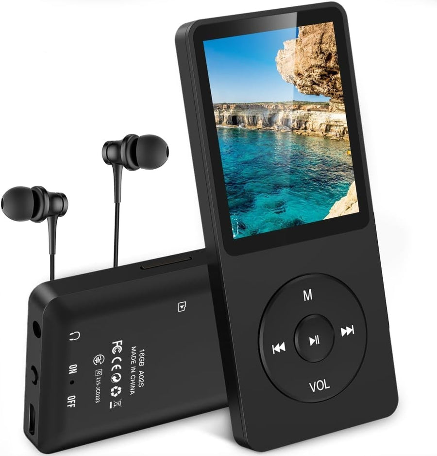 16GB MP3 Player Lossless Music FM Radio 1.8" Screen 70H
