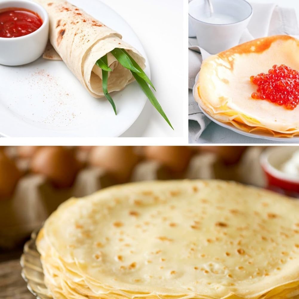 1200W Electric 11-Inch Non-Stick Crepe & Pancake Maker with Spreader