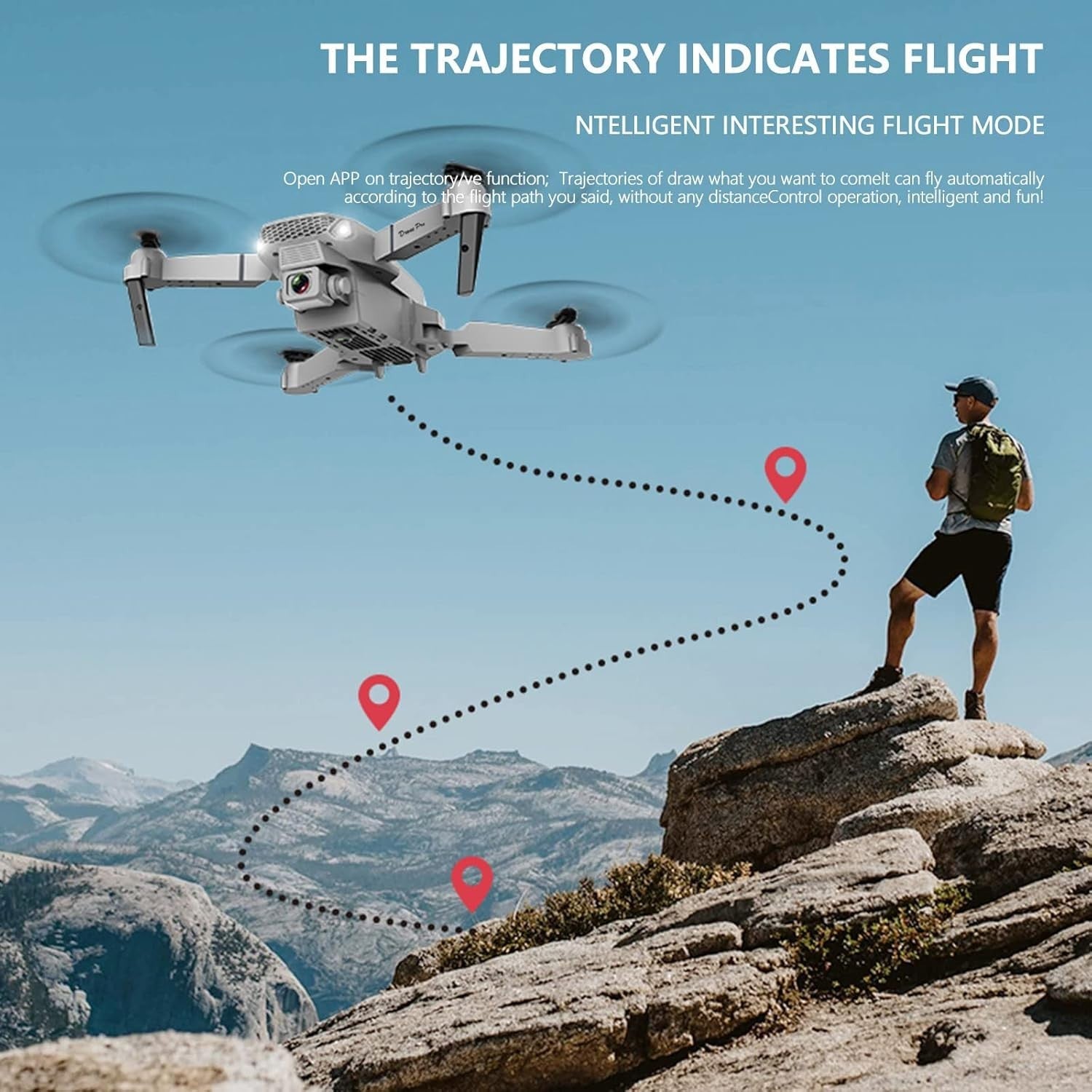 1080P Dual Camera Mini Drone w/ 360° Flip Altitude Hold Foldable FPV Quadcopter
