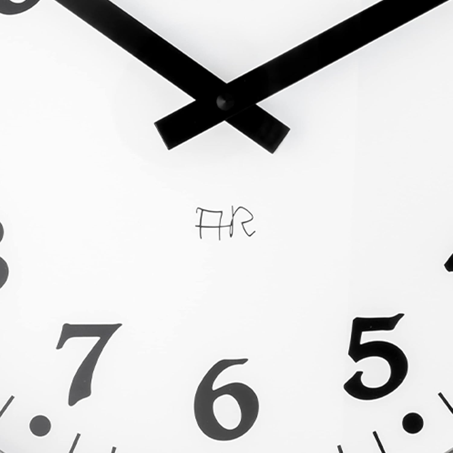 Modern Black Silent Wall Clock Luxury Steel Mirror Finish Italy Design