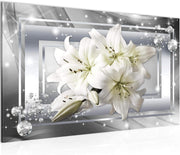 Lilies Flower Canvas Wall Art 70x40 cm Modern Home Decor