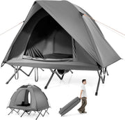 2 Person Elevated Camping Tent Cot Waterproof Foldable