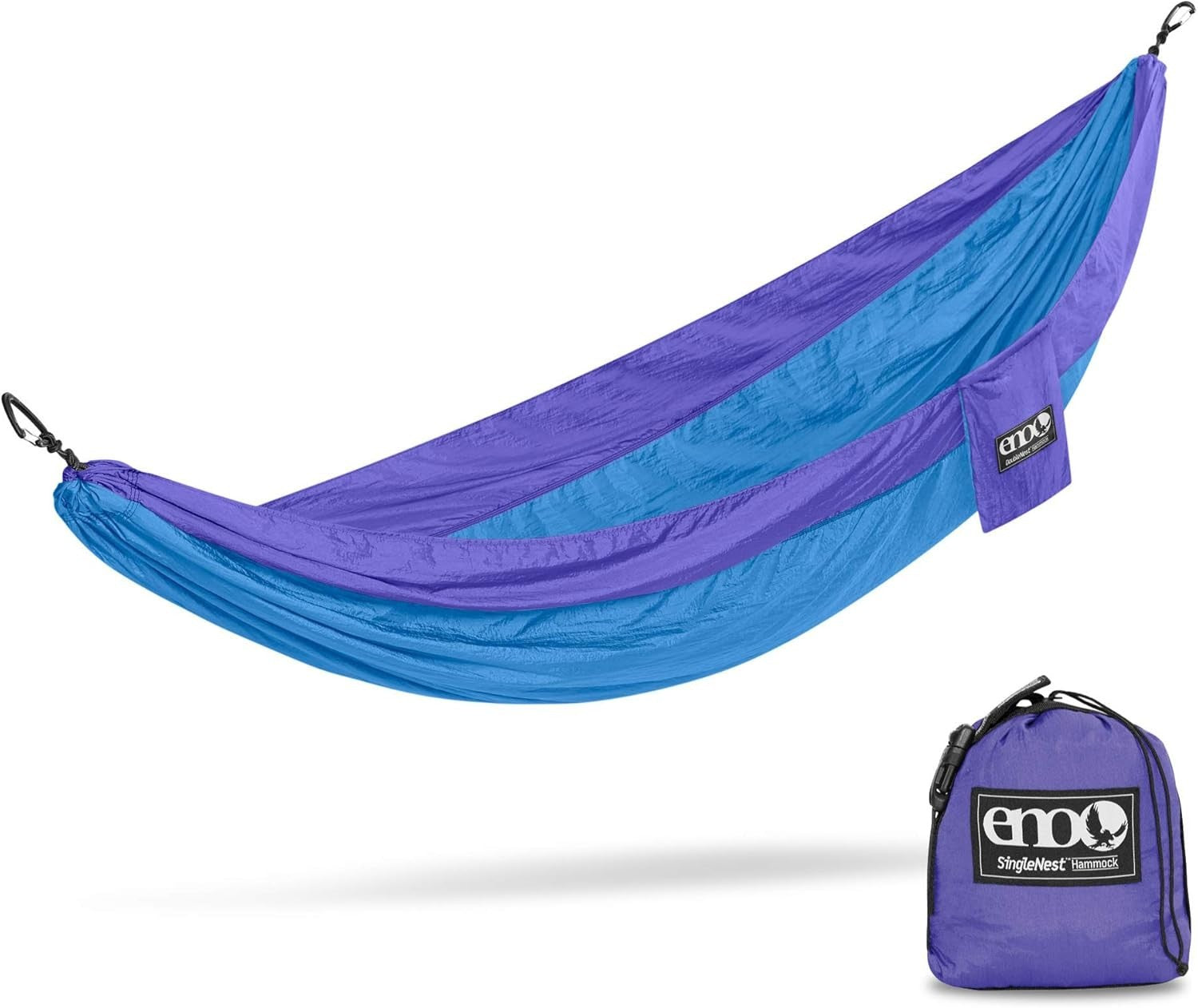Camping Hammock with Rain Tarp & Mosquito Net, Waterproof Lightweight Tent Bed