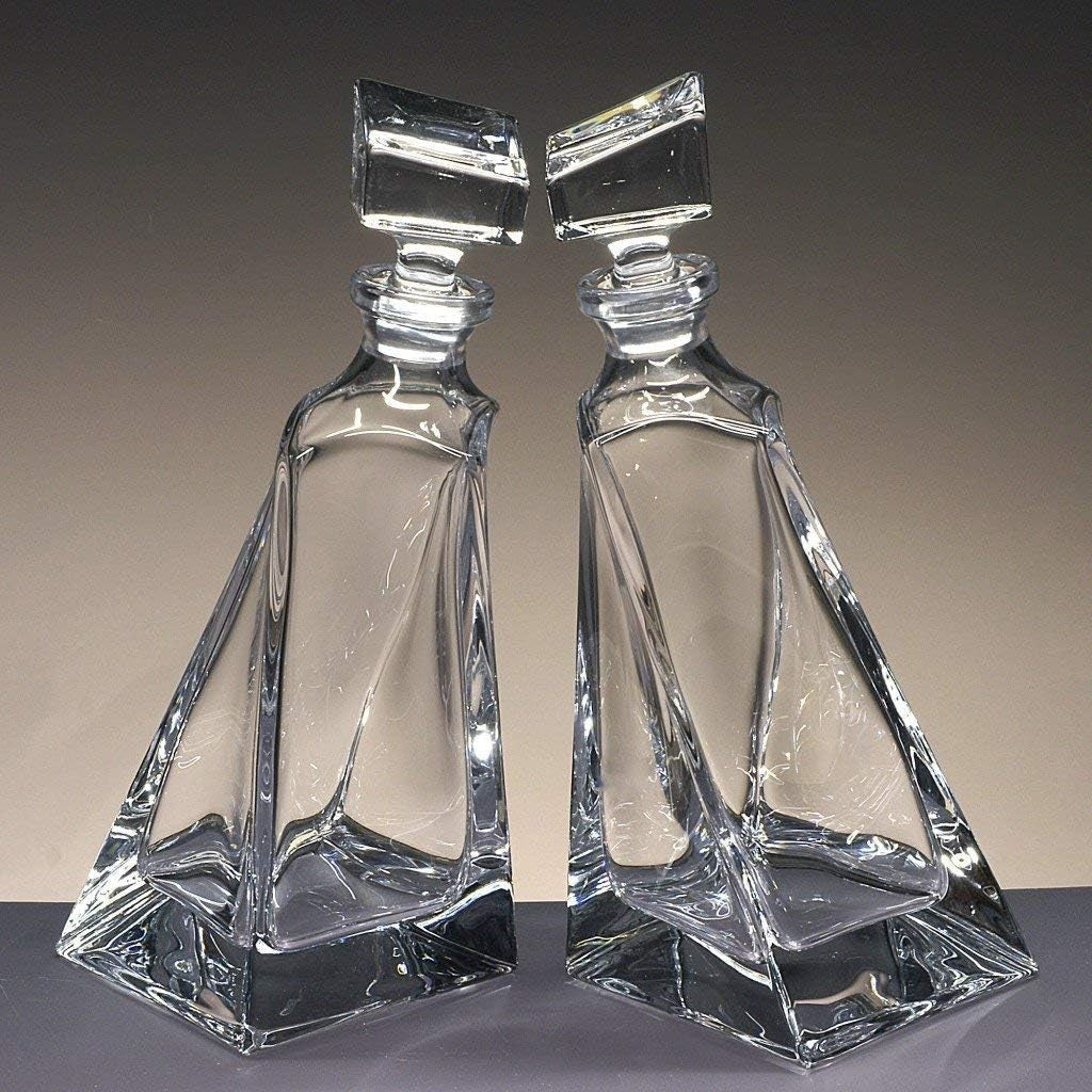 550ml Lovers Crystal Decanter Set – Romantic Twin Design Handcrafted Gift