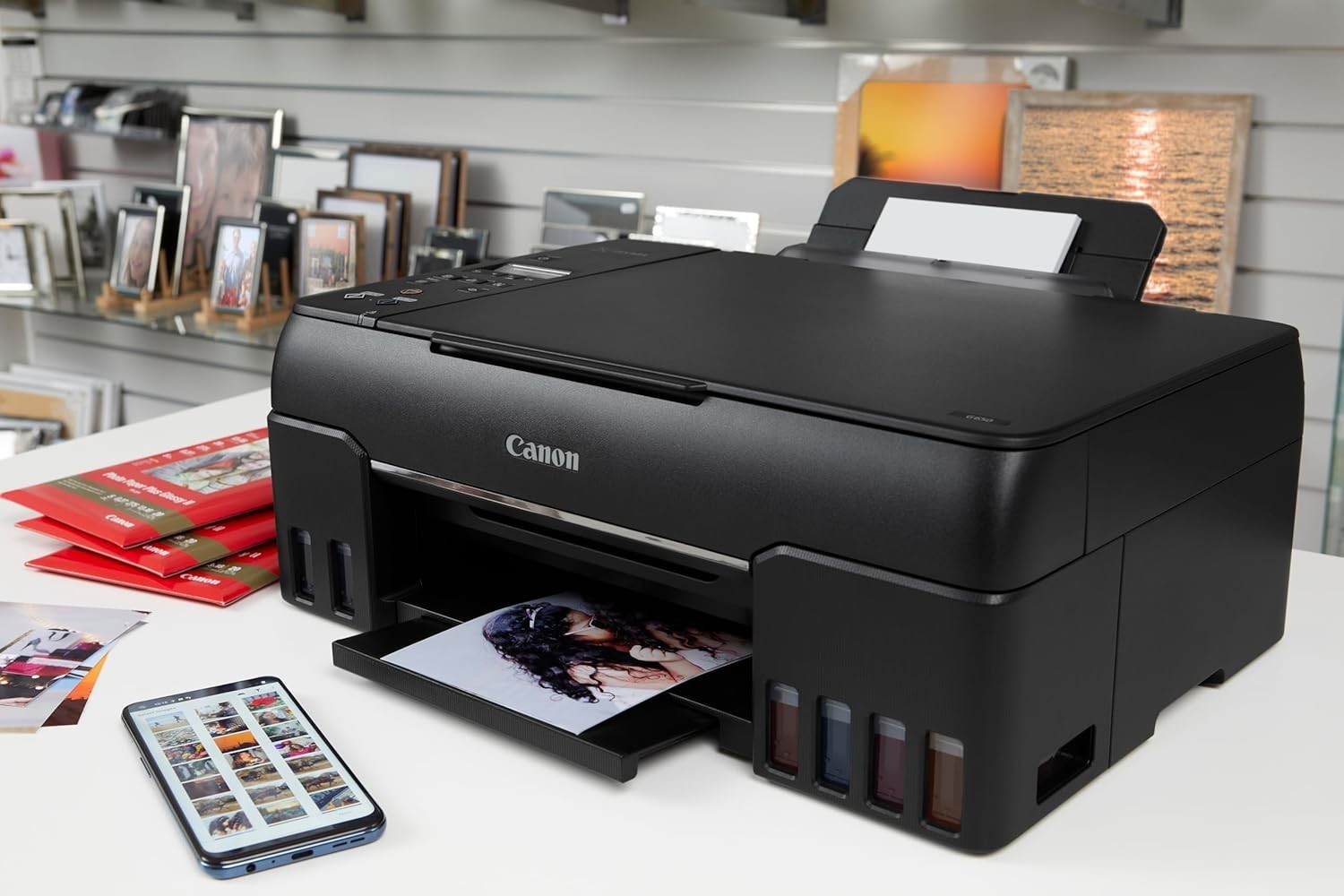 Wireless MegaTank Photo Printer 3-in-1 LCD A4 High Volume Black
